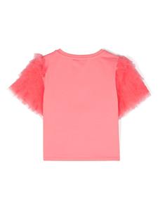twinsetkids TWINSET Kids T-shirt met ruches - Roze