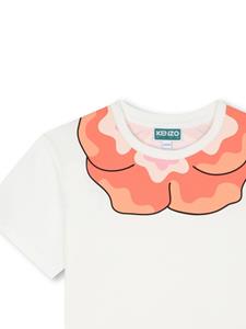 kenzokids Kenzo Kids Sweater met bloemenprint - Wit