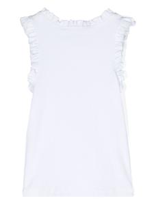 msgmkids MSGM Kids T-shirt met geborduurd logo - Wit