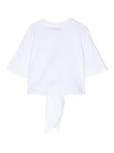 msgmkids MSGM Kids T-shirt met kralendetail - Wit