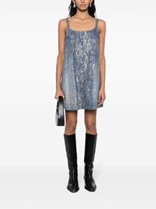 versacejeanscouture Versace Jeans Couture Denim shiftjurk - Blauw