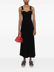 moschinojeans MOSCHINO JEANS Flared midi-jurk - Zwart