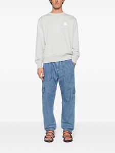 MARANT Vanni chambray straight broek - Blauw