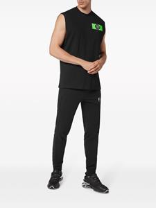 pleinsport Plein Sport Tanktop met logoplakkaat - Zwart