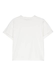 Monnalisa T-shirt met V-hals - Wit
