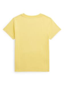 poloralphlaurenkids POLO RALPH LAUREN KIDS T-shirt met geborduurd logo - Geel