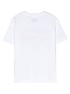 c.p.companykids C.P. Company Kids T-shirt met geborduurd logo - Wit
