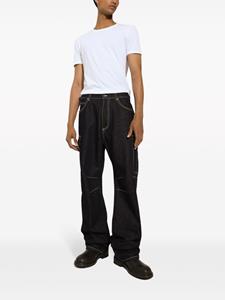 dolce&gabbana Dolce & Gabbana Cargo jeans met logoplakkaat - Zwart