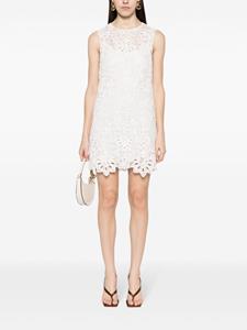 ermannoscervino Ermanno Scervino Mini-jurk met kant - Beige