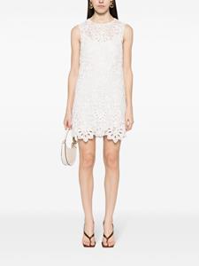 Ermanno Scervino Mini-jurk met kant - Beige