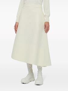jilsander Jil Sander Asymmetrische midi-rok - Wit