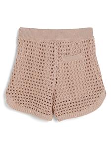 Brunello Cucinelli Kids Shorts met pailletten - Roze