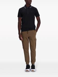 BOSS Philix katoenen poloshirt - Zwart
