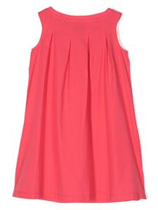 Emporio Armani Kids sleeveless cotton dress - Roze