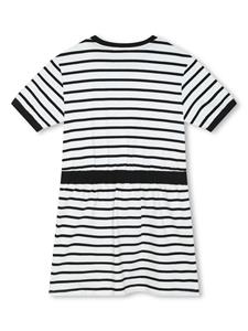 givenchykids Givenchy Kids Gestreepte jurk - Zwart