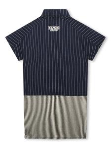 kenzokids Kenzo Kids Jurk met logopatch - Blauw