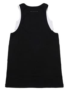 mm6maisonmargielakids MM6 Maison Margiela Kids Mouwloze jurk - Zwart
