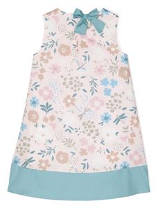 Il Gufo floral-print flared dress - Roze