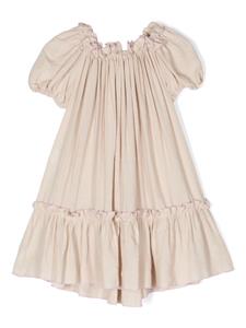 lastupenderia La Stupenderia Flared jurk met strik-detail - Beige