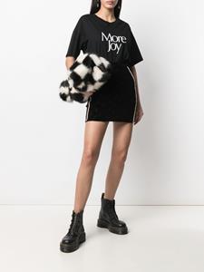 philippplein Philipp Plein Rok met monogram print - Zwart