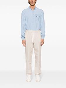 brunellocucinelli Brunello Cucinelli Shorts van linnenblend met trekkoord - Beige