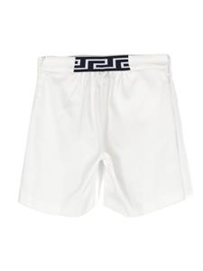 versacekids Versace Kids Medusa Head twill shorts - Wit