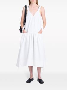proenzaschoulerwhitelabel Proenza Schouler White Label Sasha midi-jurk met V-hals - Wit