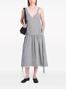 proenzaschoulerwhitelabel Proenza Schouler White Label Sasha midi-jurk met print - Zwart