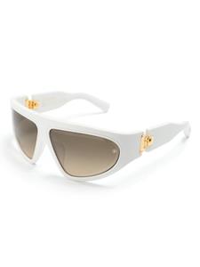 balmaineyewear Balmain Eyewear B-Escape zonnebril met oversized montuur - Wit