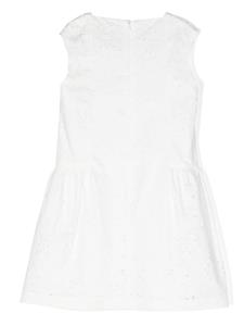 versacekids Versace Kids Jurk met barokprint - Wit