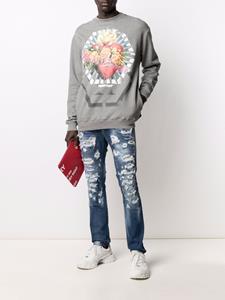 philippplein Philipp Plein Mesh jeans - Blauw