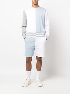thombrowne Thom Browne Shorts met colourblocking - Wit