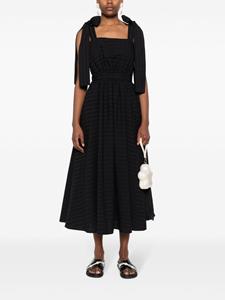 MSGM Midi-jurk met strik-detail - Zwart