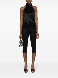 magdabutrym Magda Butrym Doorzichtige legging - Zwart
