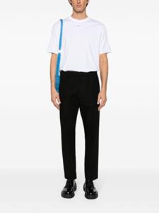 Lanvin Broek met toelopende pijpen - Zwart