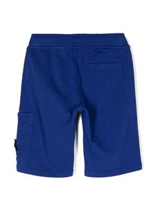 stoneislandjunior Stone Island Junior Cargo shorts met Compass-logopatch - Blauw