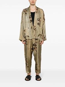 umawang Uma Wang T-shirt met print - Beige