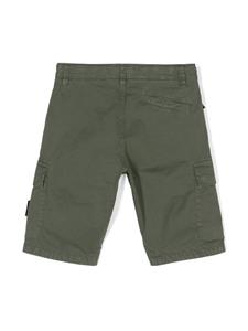 stoneislandjunior Stone Island Junior Cargo shorts met Compass-logopatroon - Groen