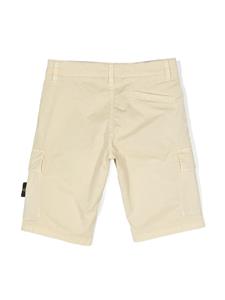 Stone Island Junior Cargo shorts met Compass-logopatroon - Beige