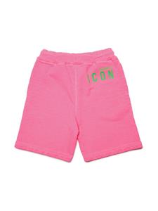 dsquared2kids DSQUARED2 KIDS Shorts met logoprint - Roze