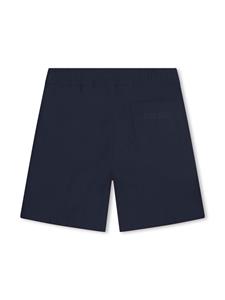 kenzokids Kenzo Kids Katoenen bermuda shorts met geborduurd logo - Blauw