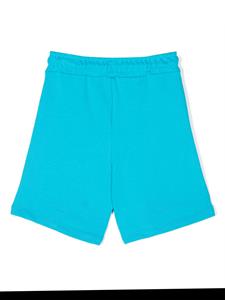 msgmkids MSGM Kids Shorts met logoprint - Blauw