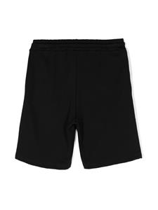 msgmkids MSGM Kids Katoenen shorts met logoprint - Zwart