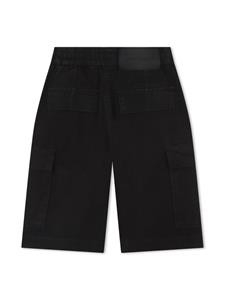 marcjacobskids Marc Jacobs Kids Ripstop katoenen bermuda cargo shorts - Zwart