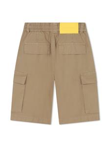 marcjacobskids Marc Jacobs Kids Ripstop katoenen bermuda cargo shorts - Bruin