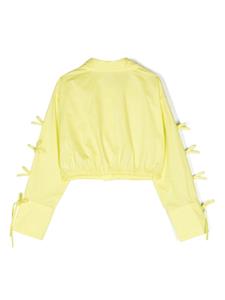 msgmkids MSGM Kids Shirt met strikdetail - Geel