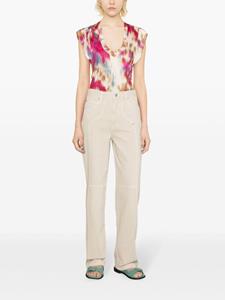 marantétoile MARANT ÉTOILE Valeria straight jeans - Beige