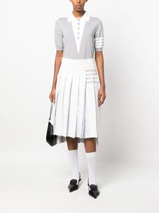 thombrowne Thom Browne Tweed plooirok - Wit