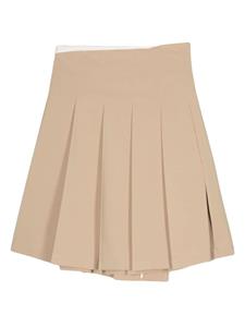 lowclassic Low Classic Wikkelrok met geplooid detail - Beige