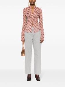 AGOLDE Criss Cross straight jeans - Grijs